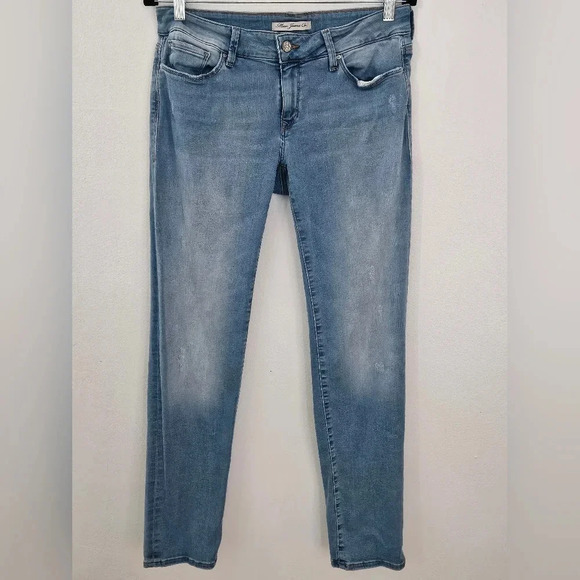 Mavi Denim - Mavi jeans Emma slim boyfriend mid rise light wash jeans size 28